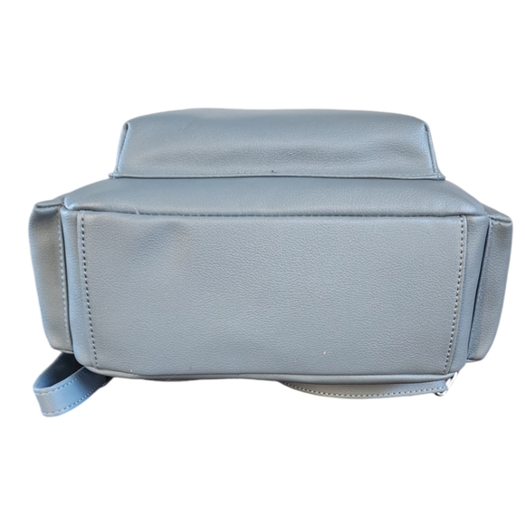 Nine West NEW Slate Blue Leather Backpack - Picture 9 of 12